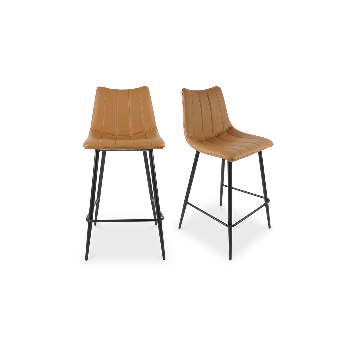 Alibi Counter Stool Tan - Set Of Two by Moe's Home