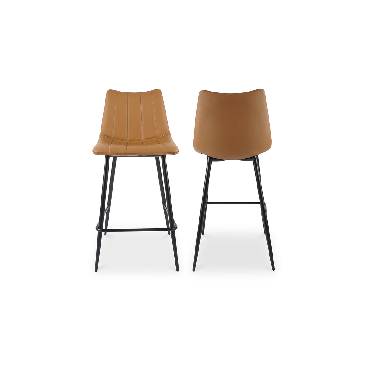 Alibi Counter Stool Tan - Set Of Two by Moe's Home