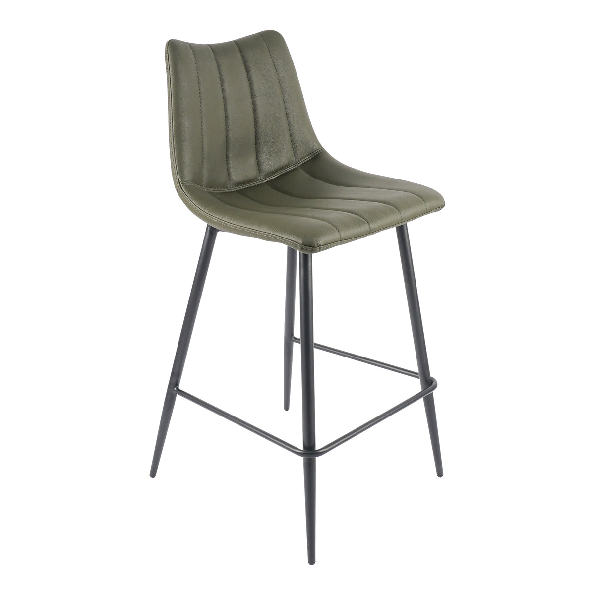 Alibi Counter Stool Dark Green - Set Of Two by Moe's Home