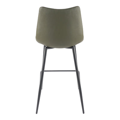 Alibi Counter Stool Dark Green - Set Of Two by Moe's Home