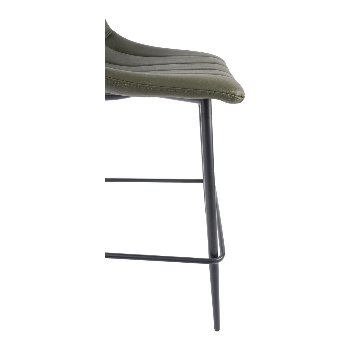 Alibi Counter Stool Dark Green - Set Of Two by Moe's Home