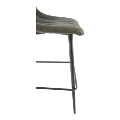 Alibi Counter Stool Dark Green - Set Of Two by Moe's Home