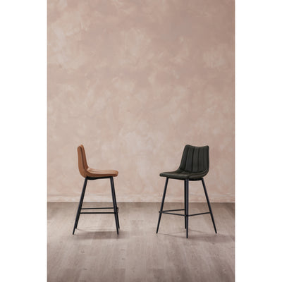 Alibi Counter Stool Dark Green - Set Of Two by Moe's Home