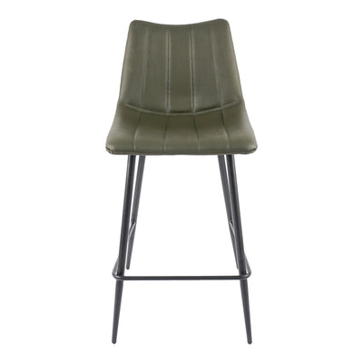 Alibi Counter Stool Dark Green - Set Of Two by Moe's Home