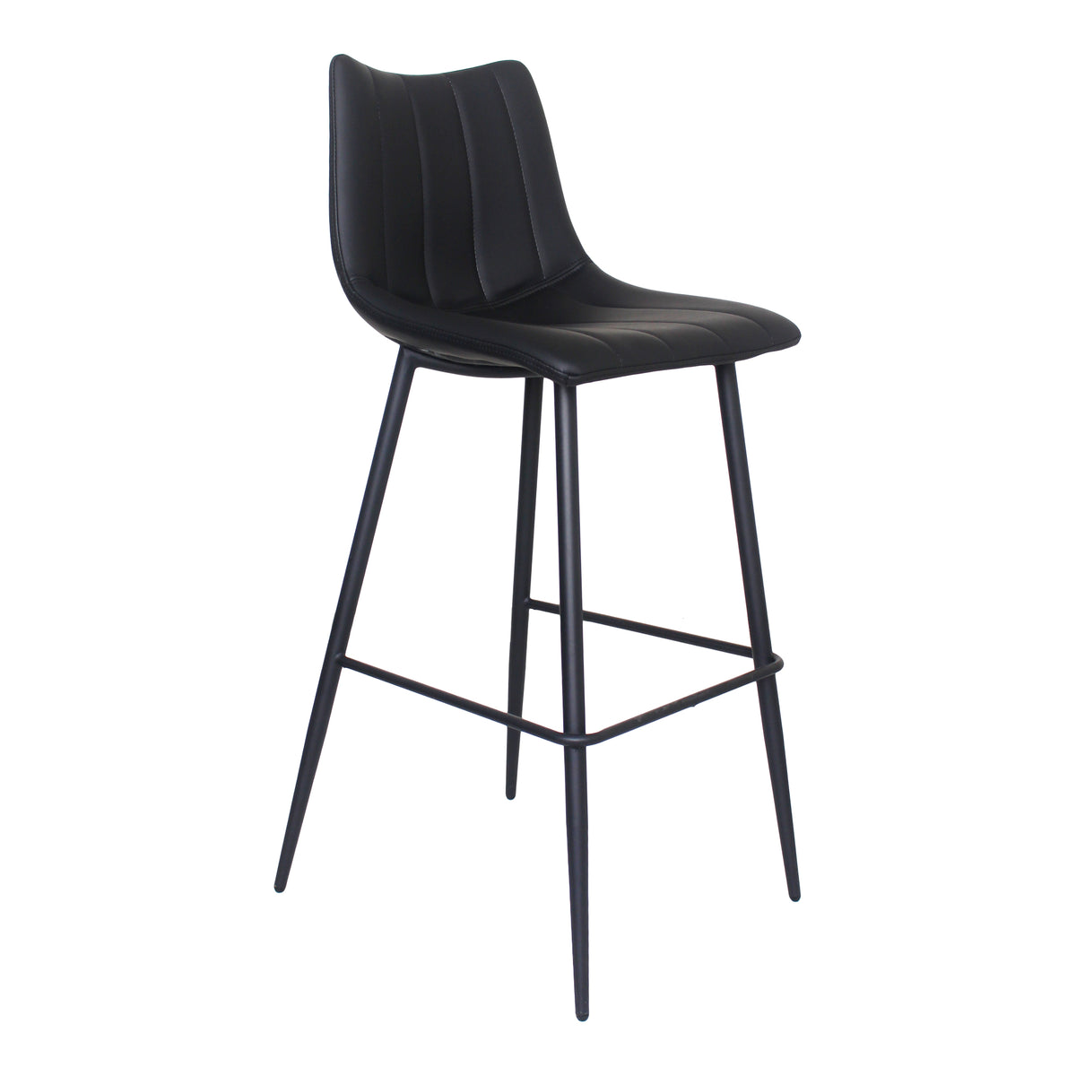Alibi Bar Stool Matte Black - Set Of Two by Moe's Home