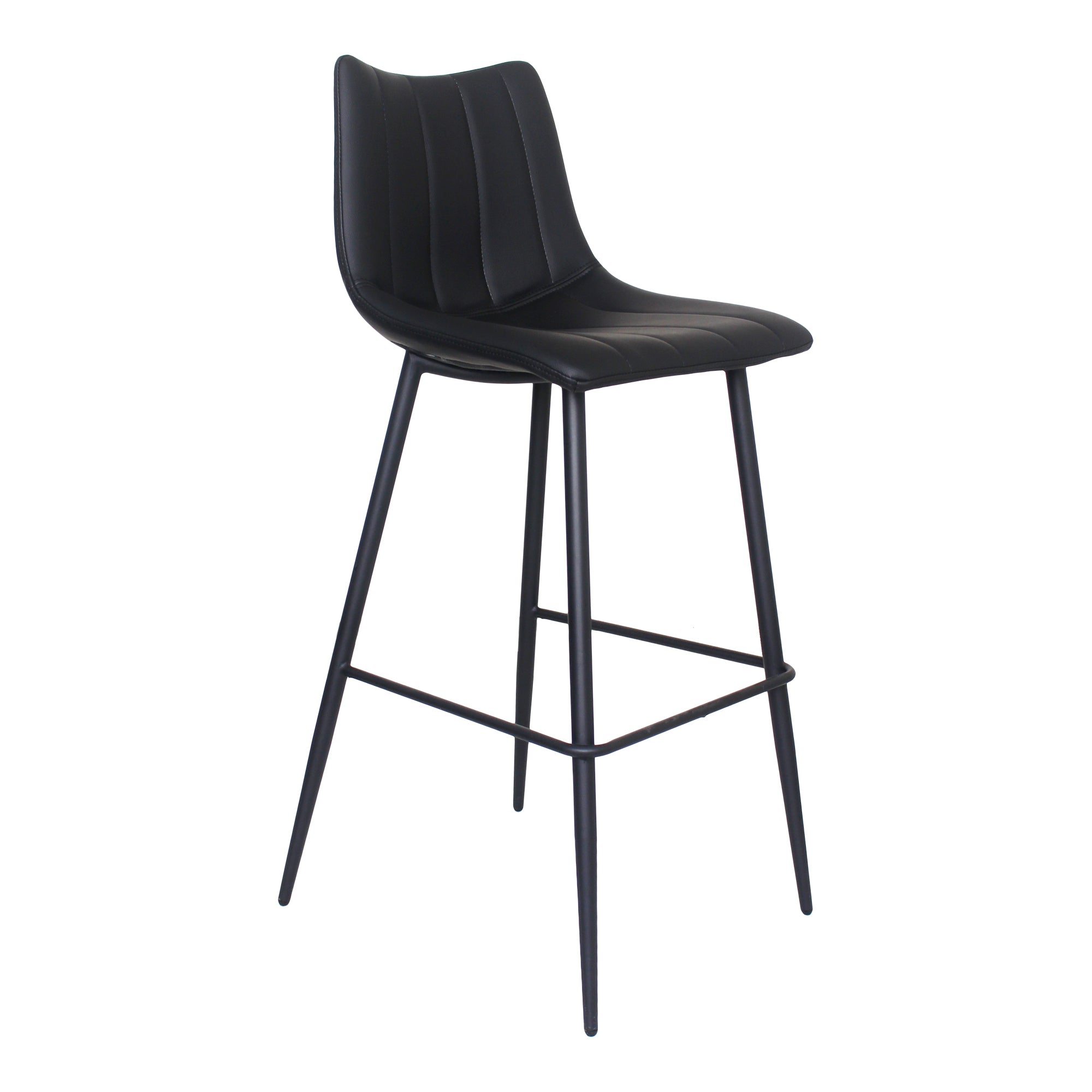 Alibi Bar Stool Matte Black - Set Of Two by Moe's Home