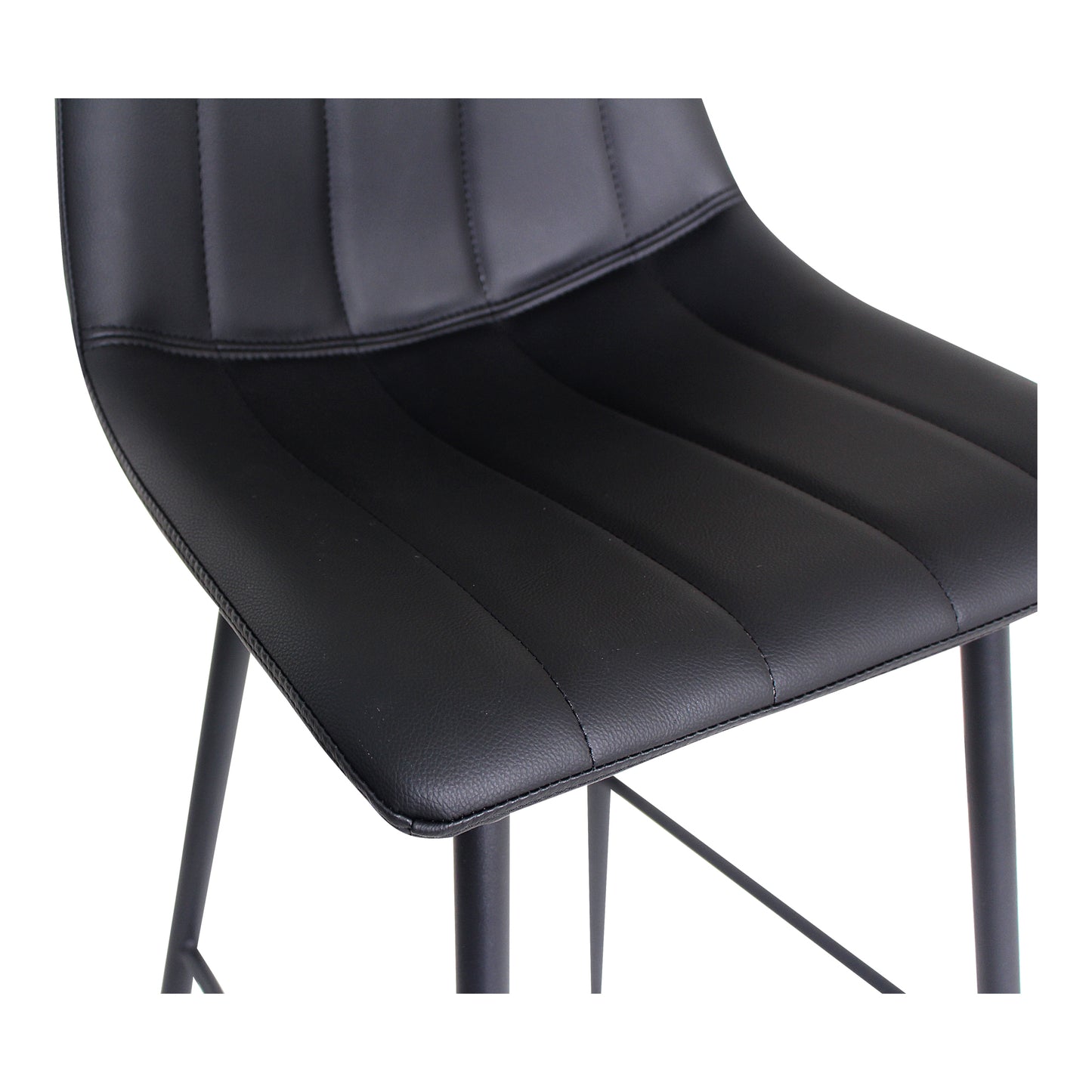 Alibi Bar Stool Matte Black - Set Of Two by Moe's Home
