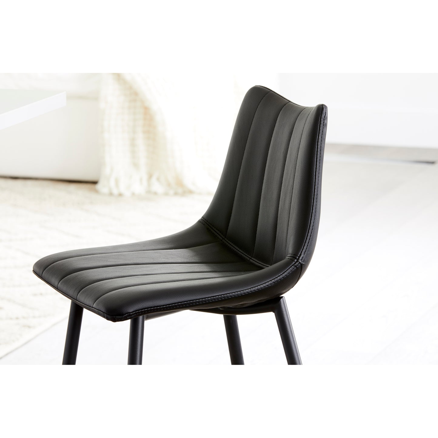 Alibi Bar Stool Matte Black - Set Of Two by Moe's Home
