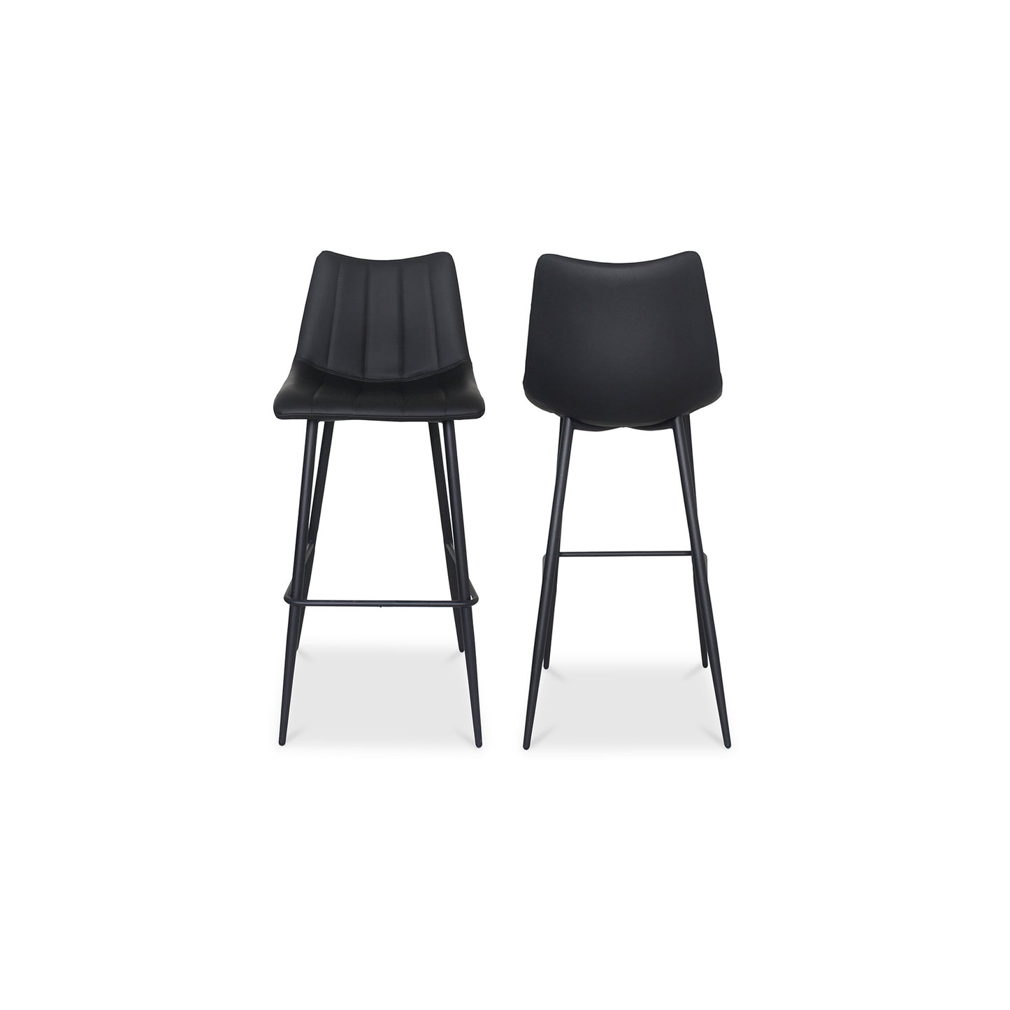 Alibi Bar Stool Matte Black - Set Of Two by Moe's Home
