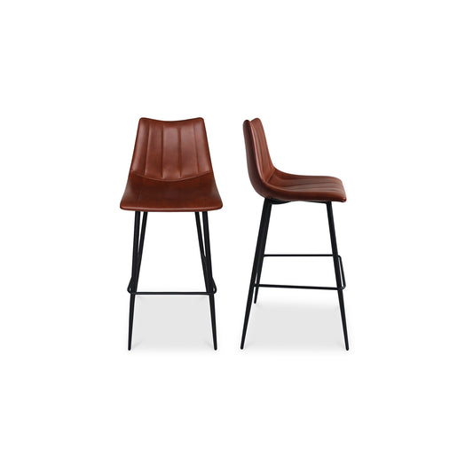 Alibi Bar Stool Brown - Set Of Two by Moe's Home