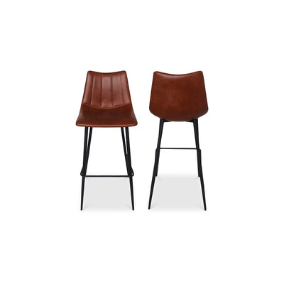 Alibi Bar Stool Brown - Set Of Two by Moe's Home