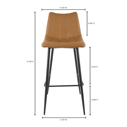 Alibi Barstool Tan - Set Of Two