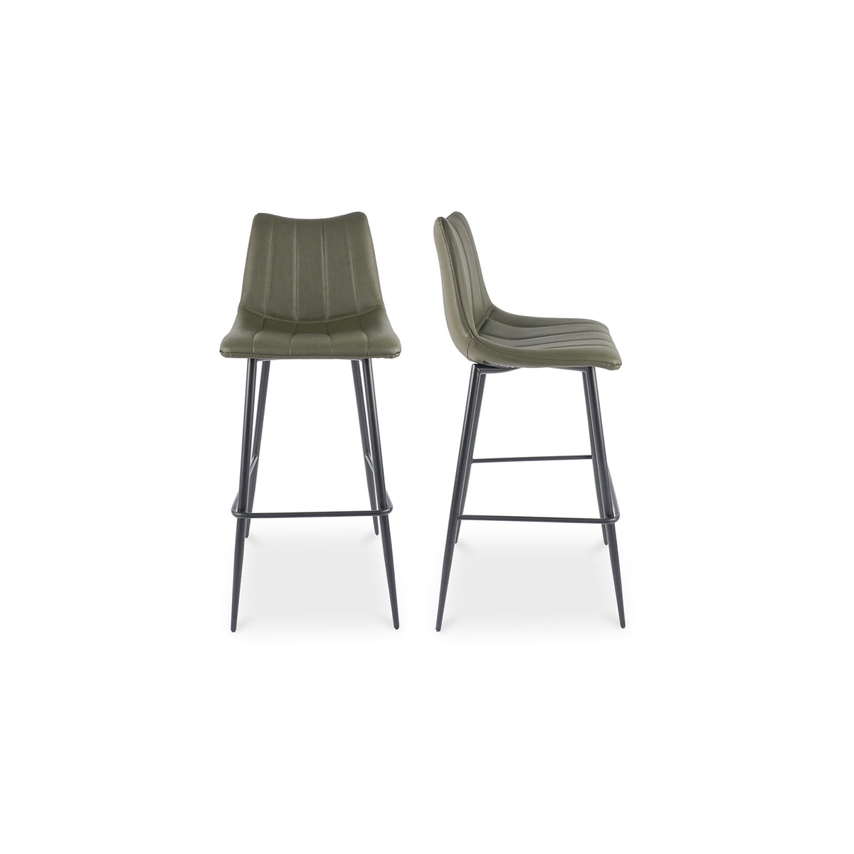 Alibi Barstool Dark Green   Set Of Two | Green