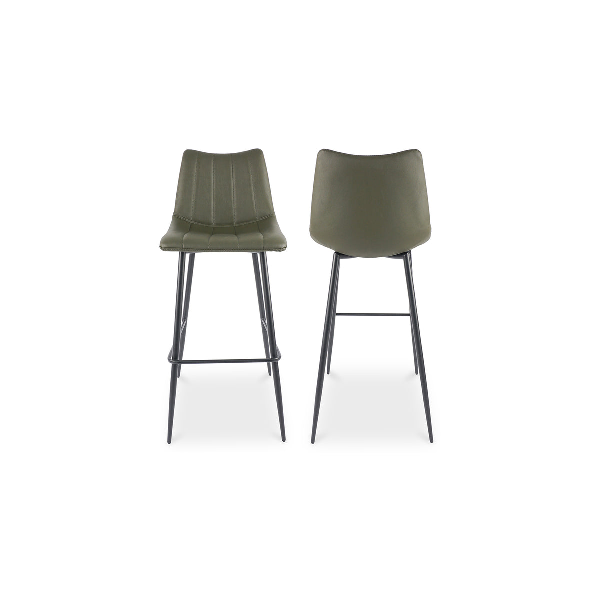 Alibi Barstool Dark Green - Set Of Two by Moe's Home