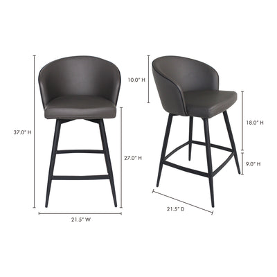 Webber Swivel Counter Stool by Moe's Home
