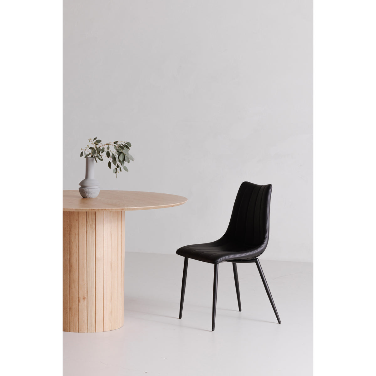 Alibi Dining Chair Matte Black - Set Of Two by Moe's Home