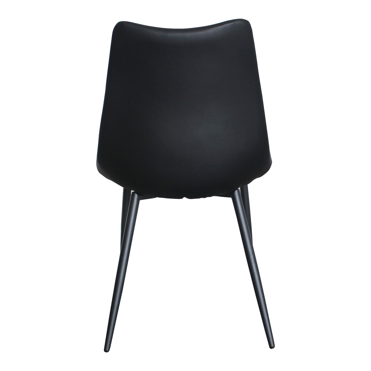 Alibi Dining Chair Matte Black - Set Of Two by Moe's Home