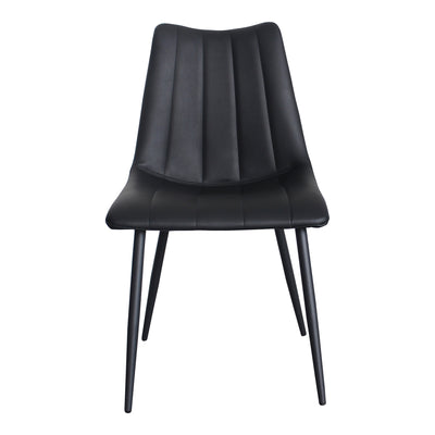Alibi Dining Chair Matte Black - Set Of Two by Moe's Home