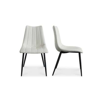 Alibi Dining Chair Ivory   Set Of Two | White
