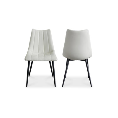 Alibi Dining Chair Ivory - Set Of Two by Moe's Home