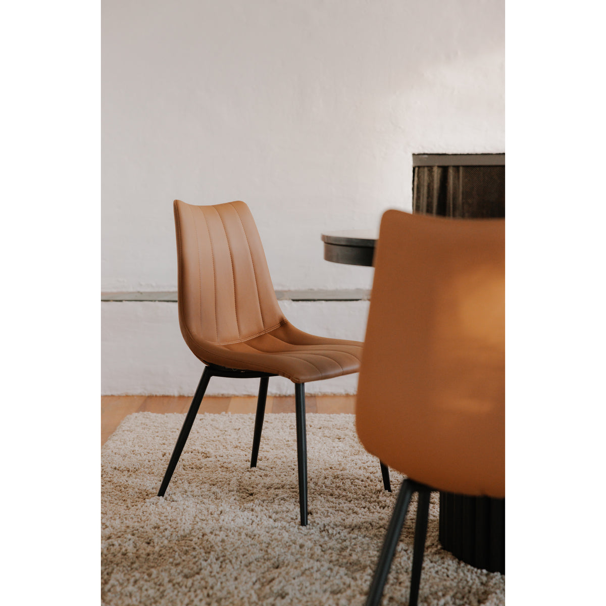 Alibi Dining Chair Tan - Set Of Two by Moe's Home