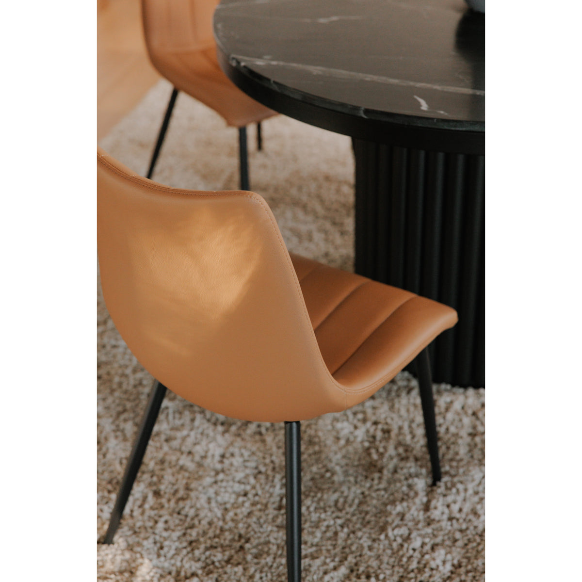 Alibi Dining Chair Tan - Set Of Two by Moe's Home