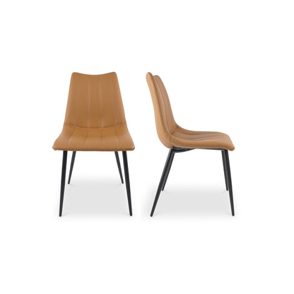 Alibi Dining Chair Tan   Set Of Two | Orange