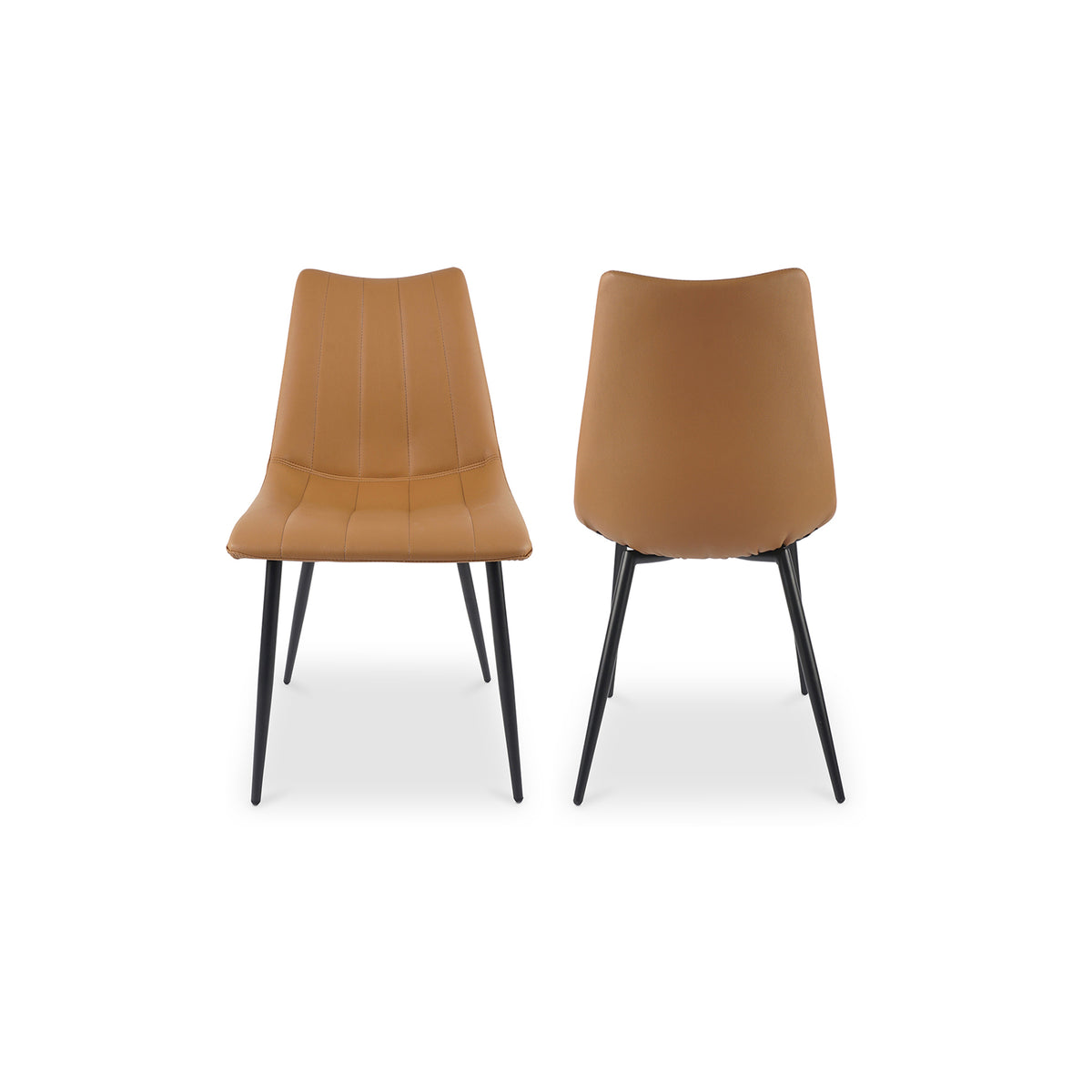 Alibi Dining Chair Tan - Set Of Two by Moe's Home