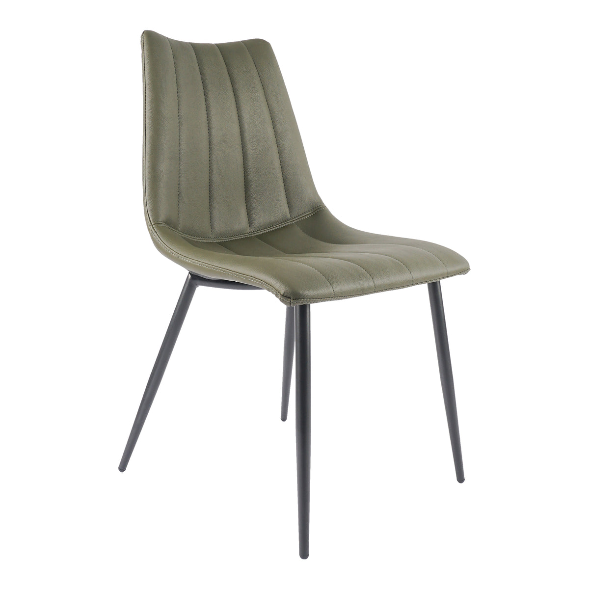 Alibi Dining Chair Dark Green - Set Of Two by Moe's Home