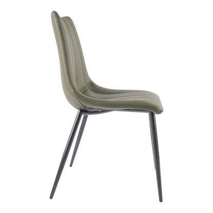 Alibi Dining Chair Dark Green - Set Of Two