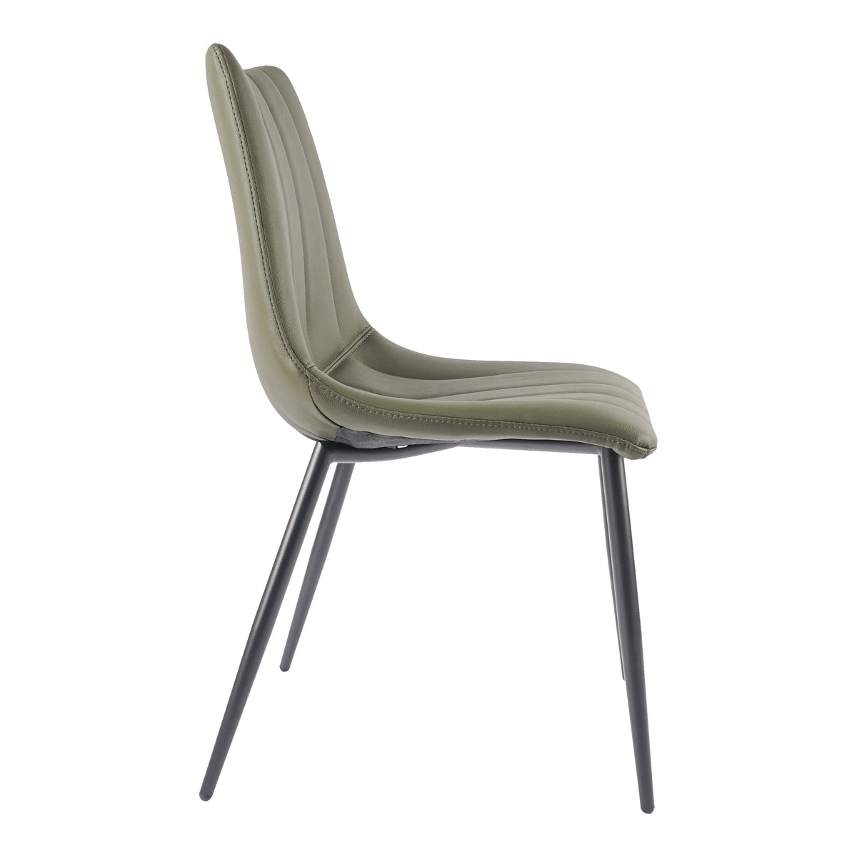 Alibi Dining Chair Dark Green - Set Of Two by Moe's Home