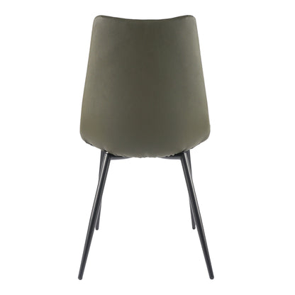 Alibi Dining Chair Dark Green - Set Of Two