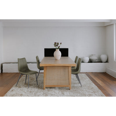Alibi Dining Chair Dark Green - Set Of Two by Moe's Home