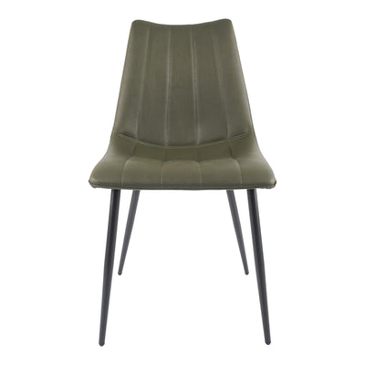 Alibi Dining Chair Dark Green - Set Of Two by Moe's Home