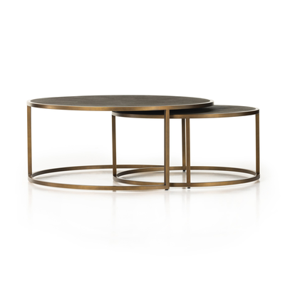 Shagreen Nesting Coffee Table