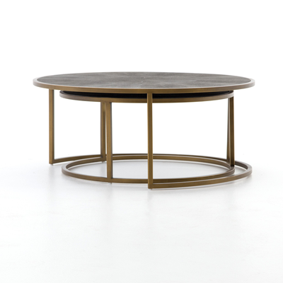 Shagreen Nesting Coffee Table