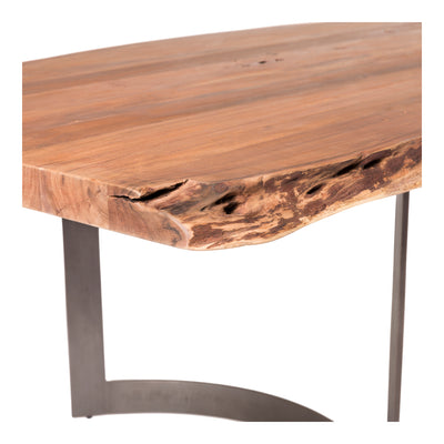 Solid Acacia Dining Table Large Brown by Moe's Home
