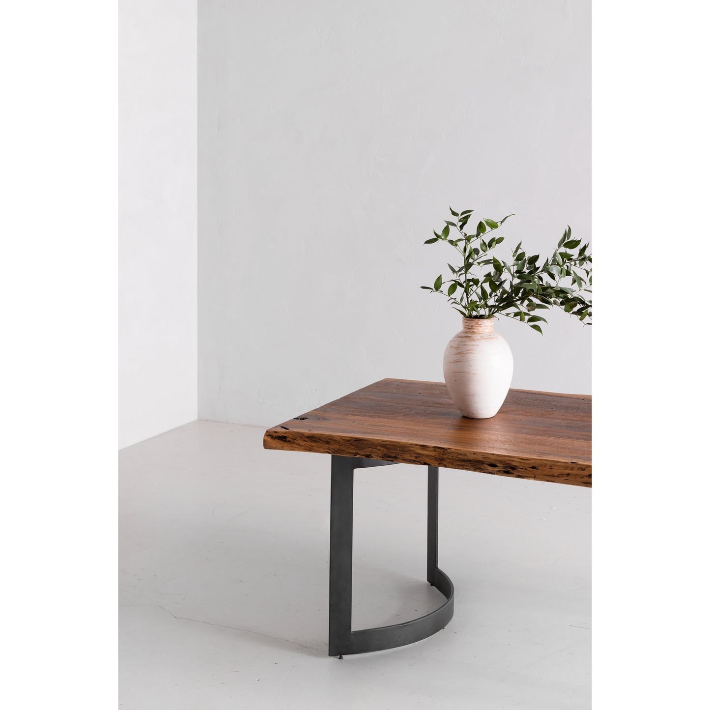 Solid Acacia Small Dining Table Brown by Moe's Home