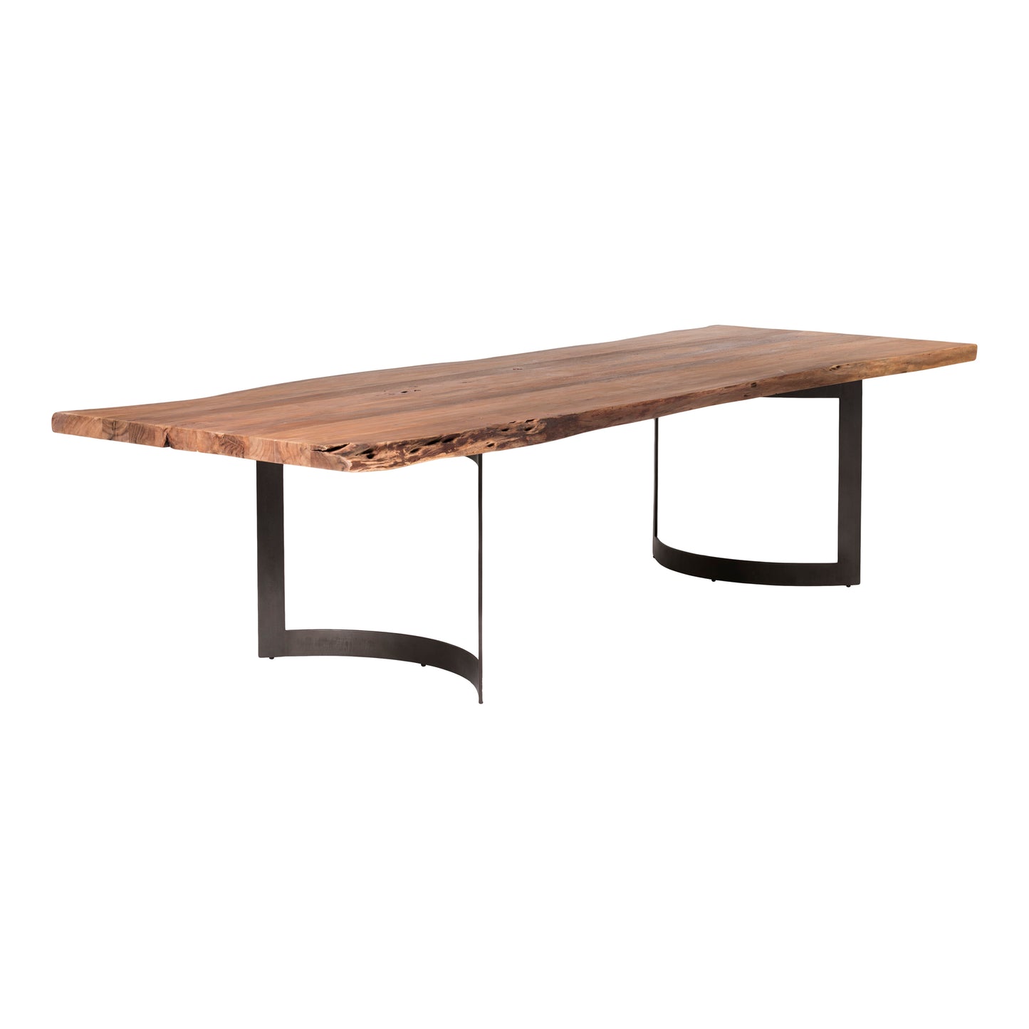 Solid Acacia Small Dining Table Brown by Moe's Home