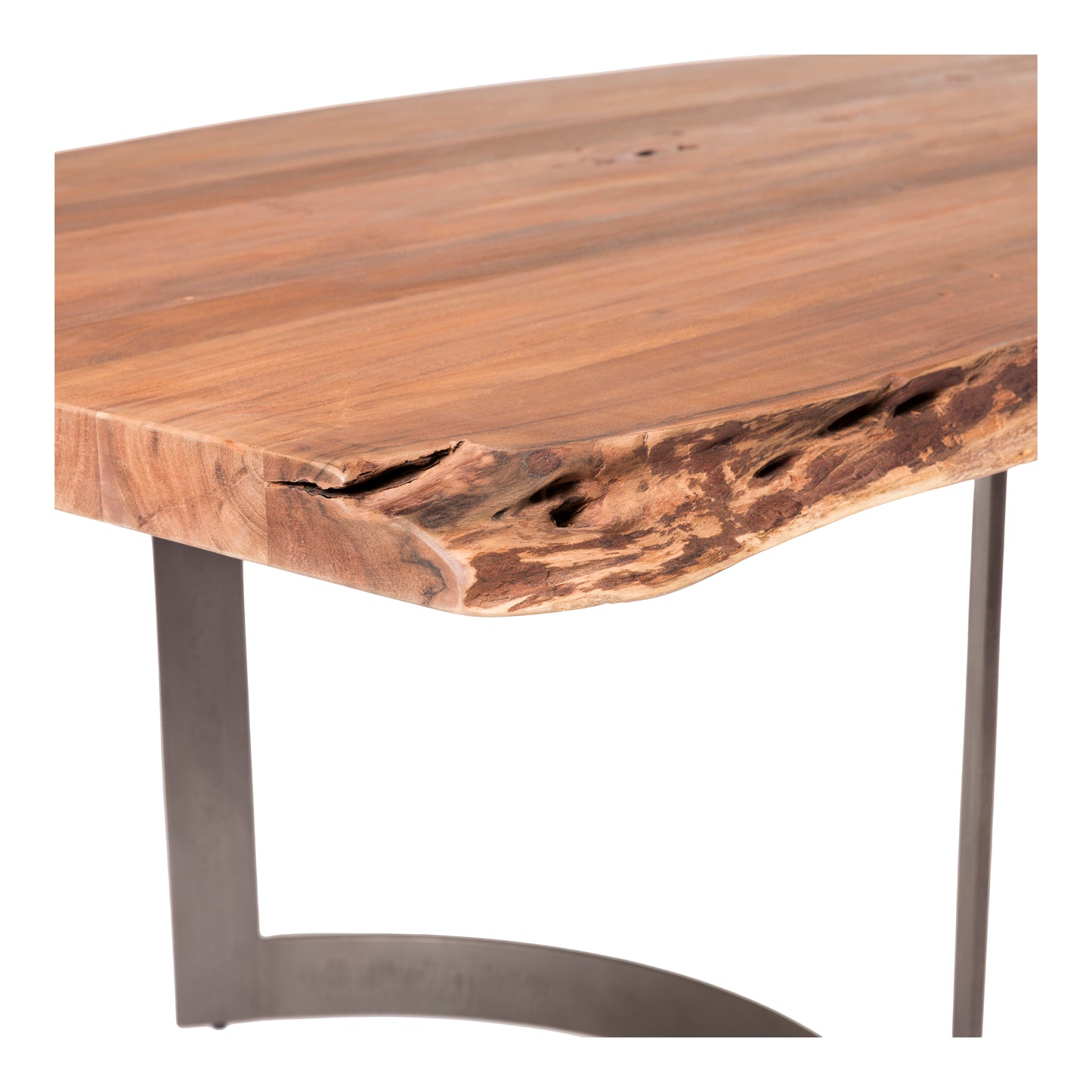 Solid Acacia Small Dining Table Brown by Moe's Home