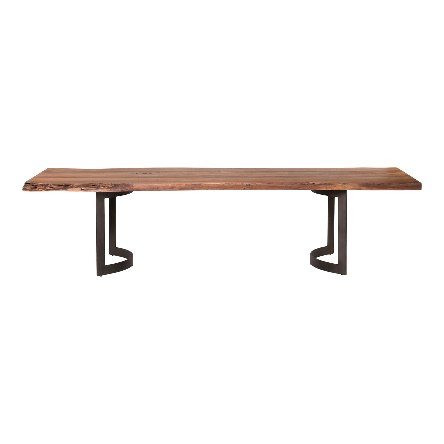 Bent Small Dining Table Brown | Natural