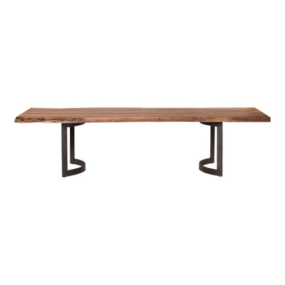 Bent Small Dining Table Brown | Natural