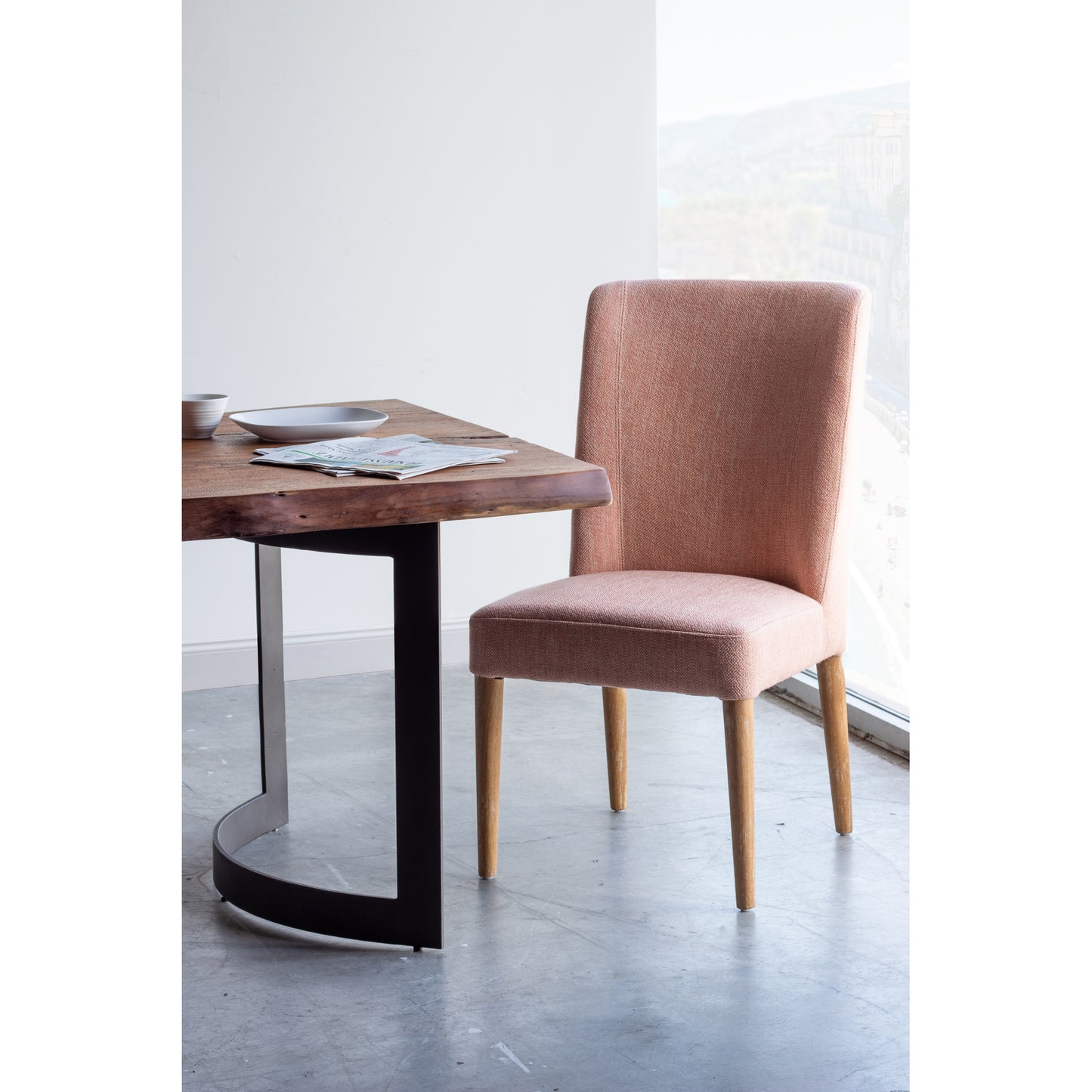 Solid Acacia Small Dining Table Brown by Moe's Home