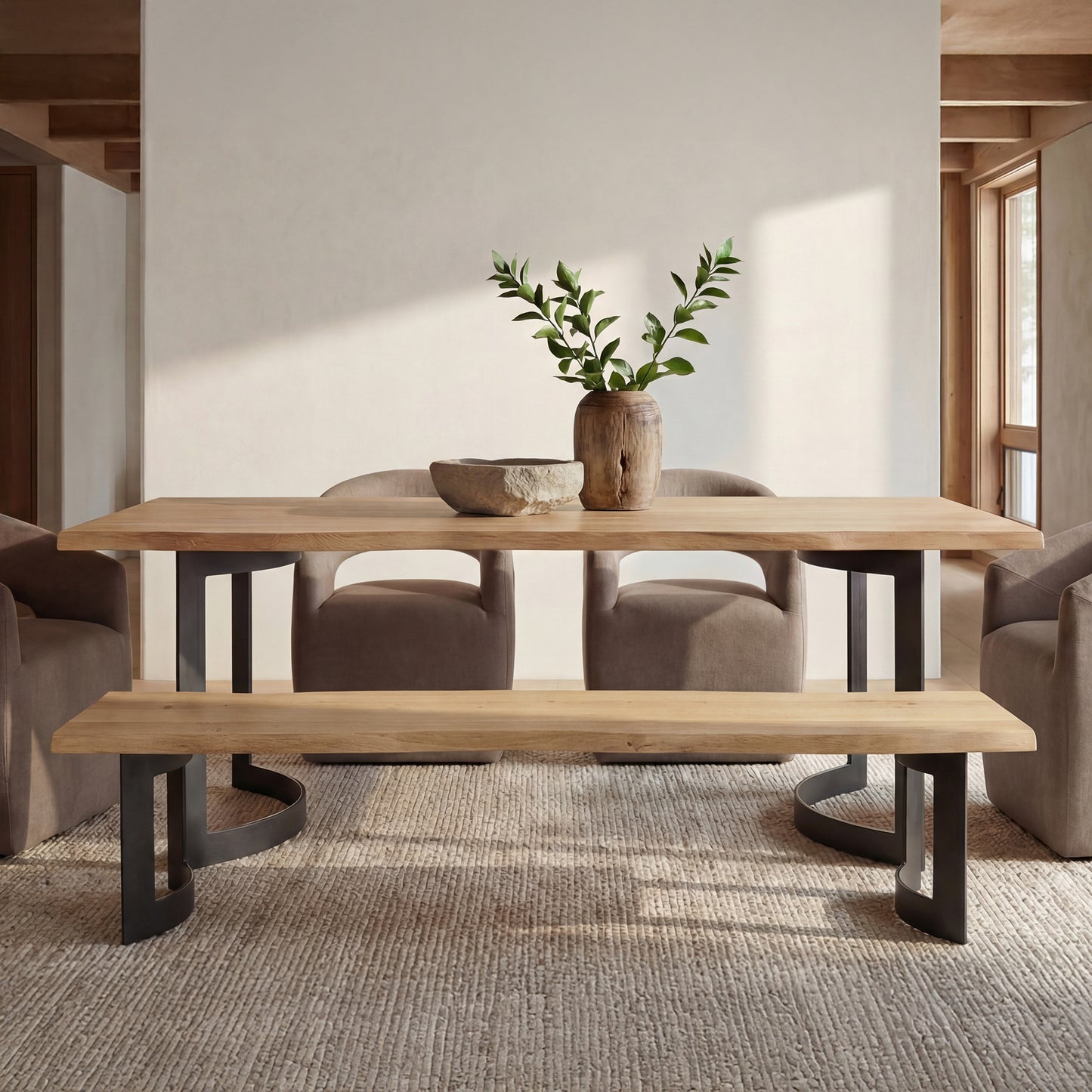 Bent Bench Small by Moe's Home