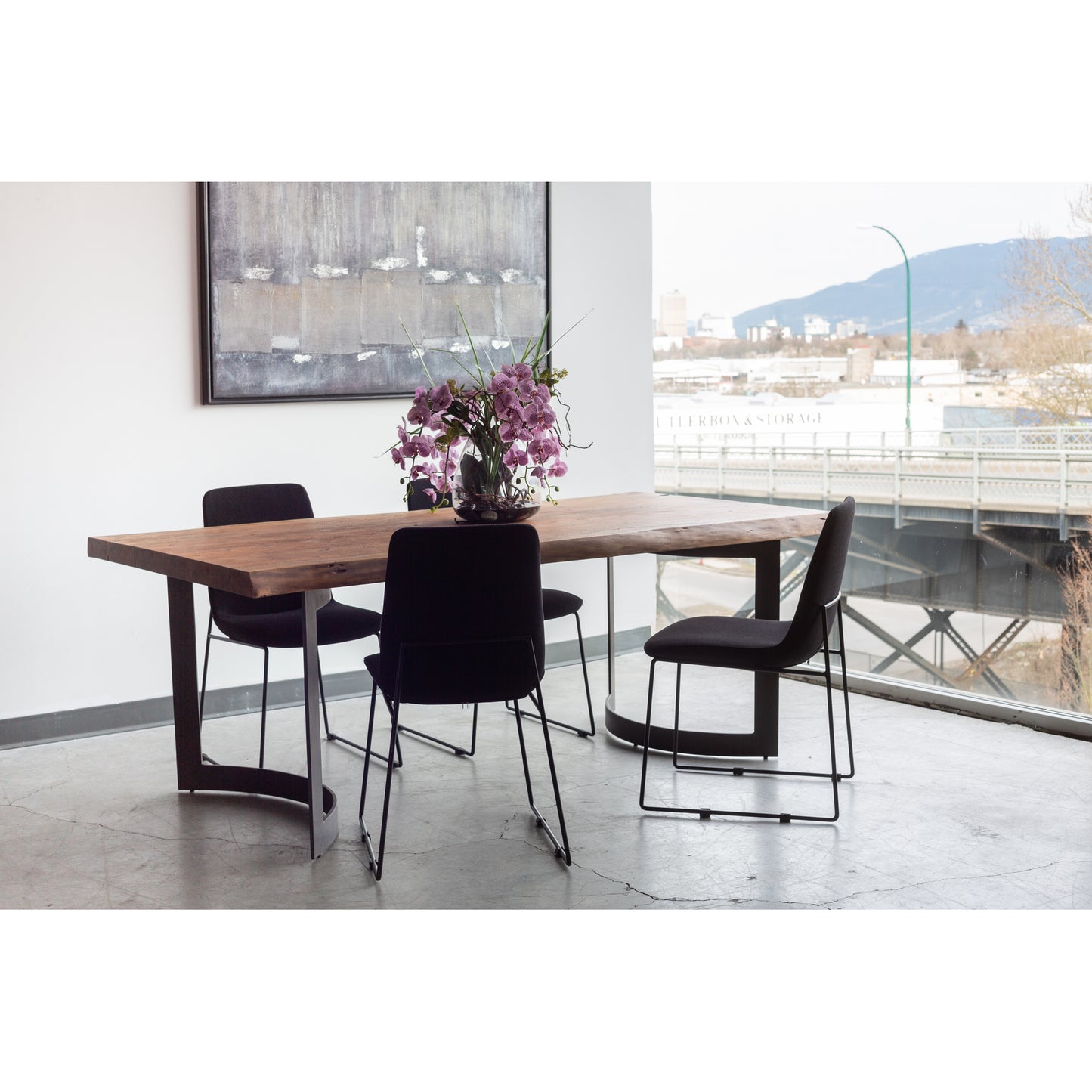 Solid Acacia Dining Table Extra Small by Moe's Home