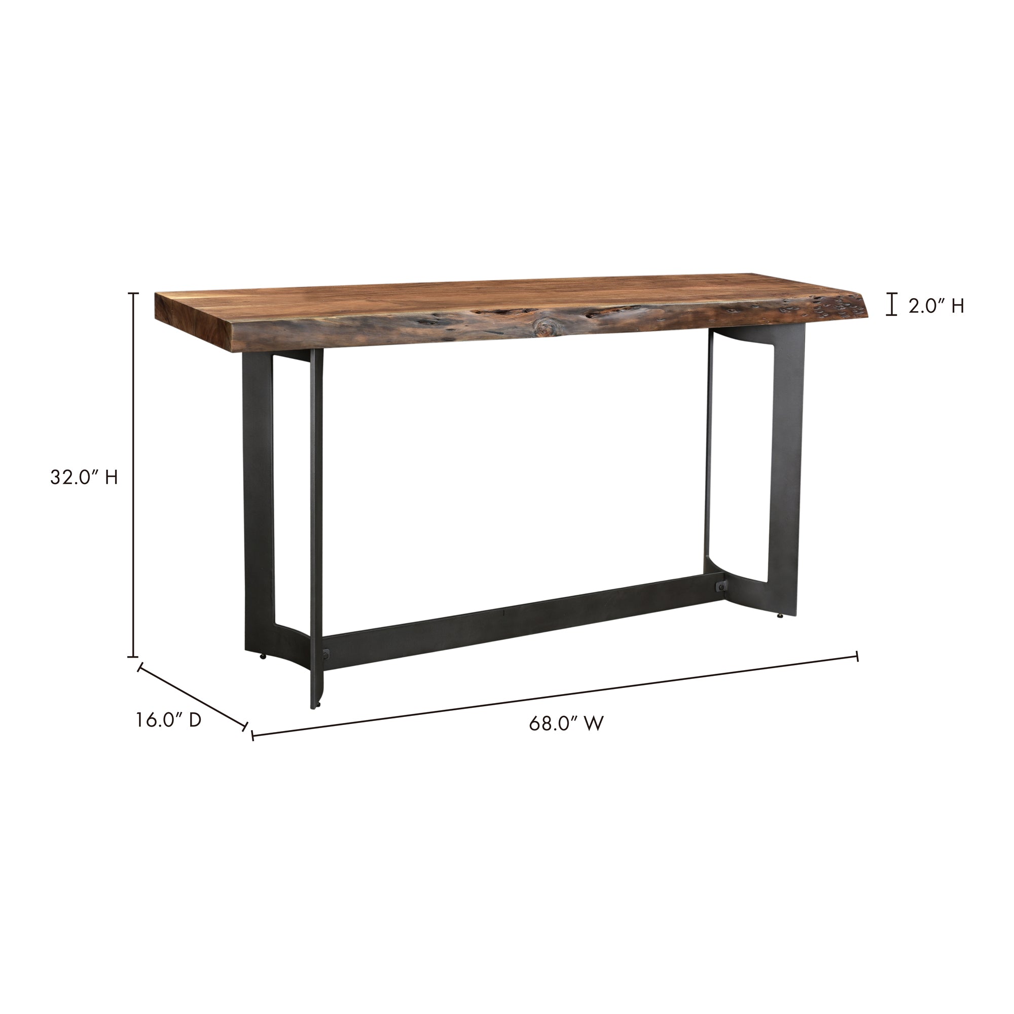 Bent Console Table