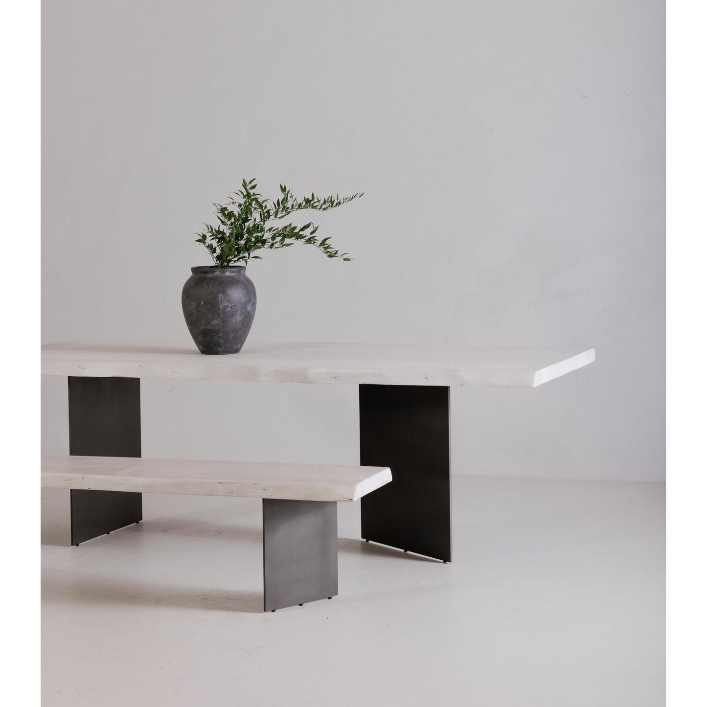 Solid Acacia Wood Dining Table by Moe's Home