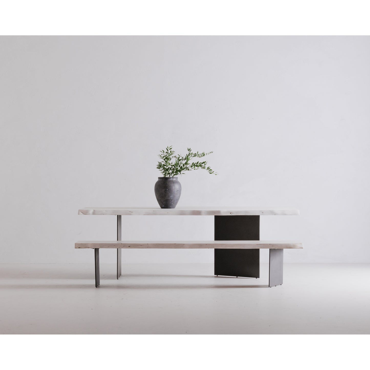 Solid Acacia Wood Dining Table by Moe's Home