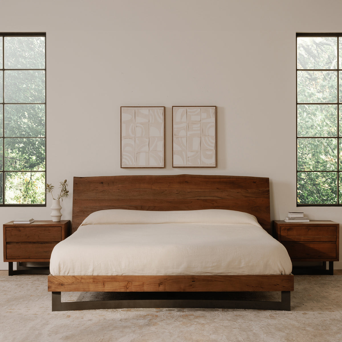 Bent Queen Size Bed by Moe's Home
