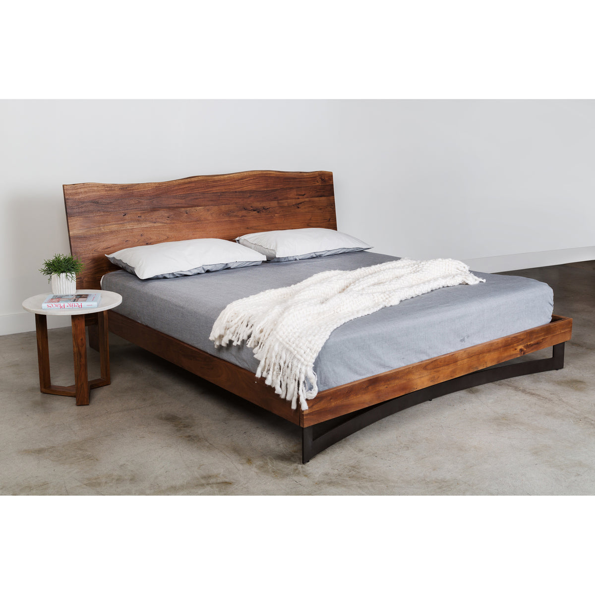 Bent King Size Bed by Moe's Home
